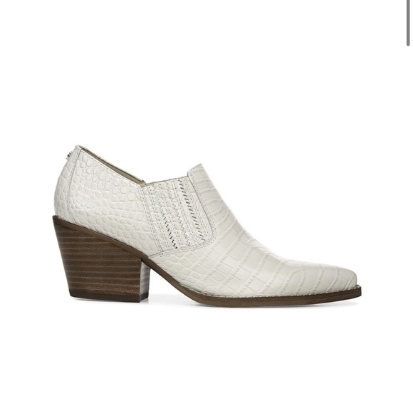Sam Edelman Shoes - Sam Edelman Walton Crocodile-Embossed Ankle Booties